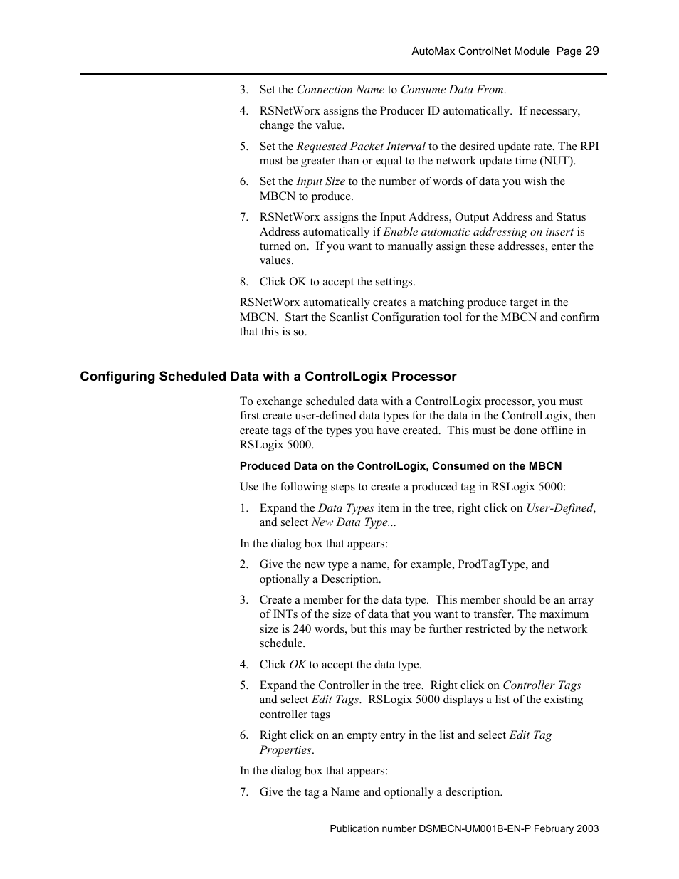 Rockwell Automation AutoMax ControlNet Communication Interface Module User Manual | Page 29 / 80