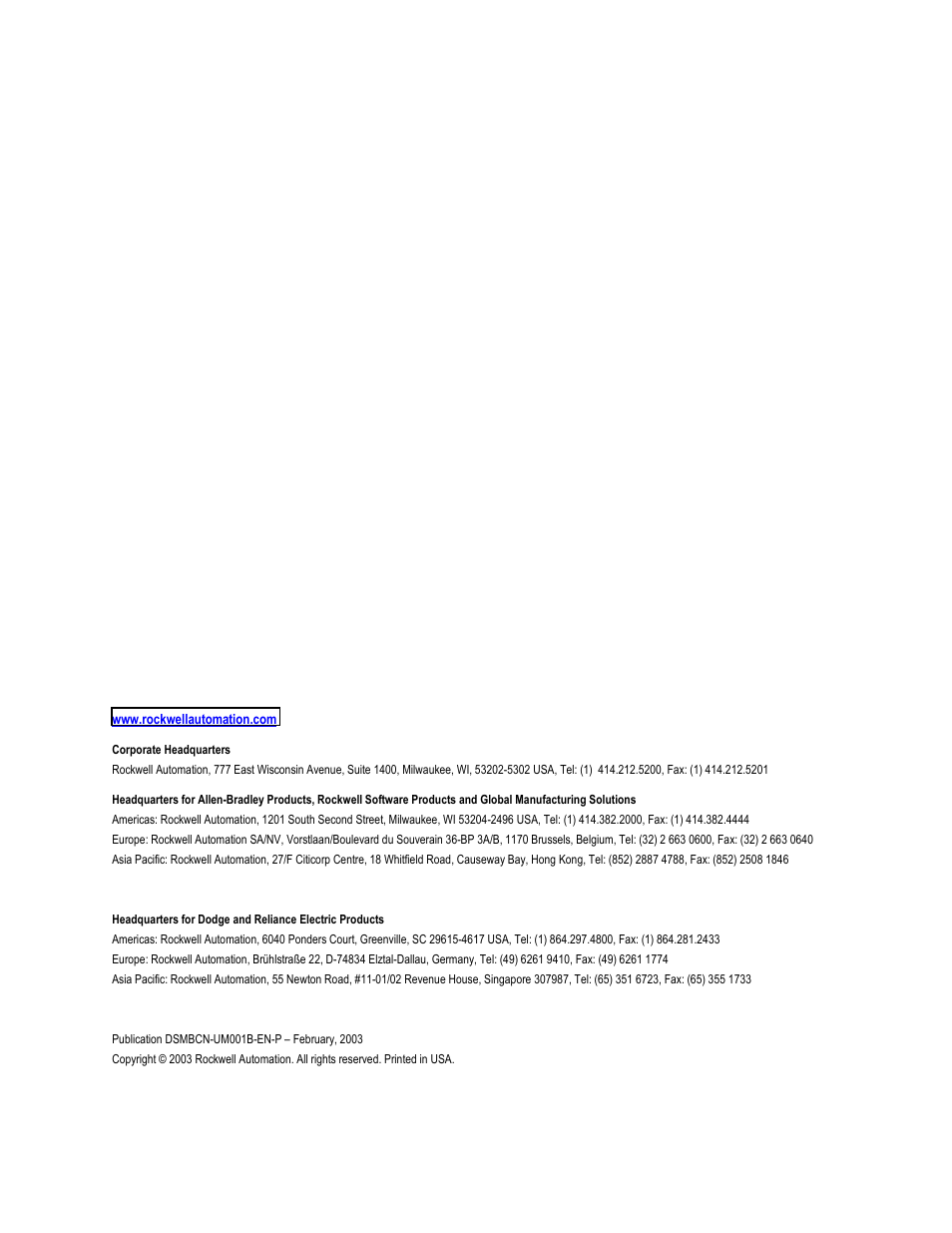 Rockwell Automation AutoMax ControlNet Communication Interface Module User Manual | Page 80 / 80