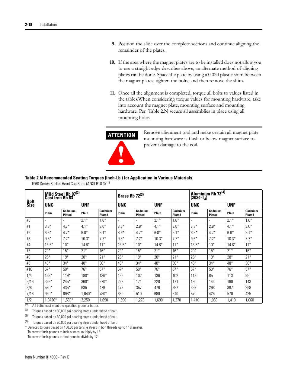 Rockwell Automation LC-Series Linear Motor User Manual | Page 24 / 40