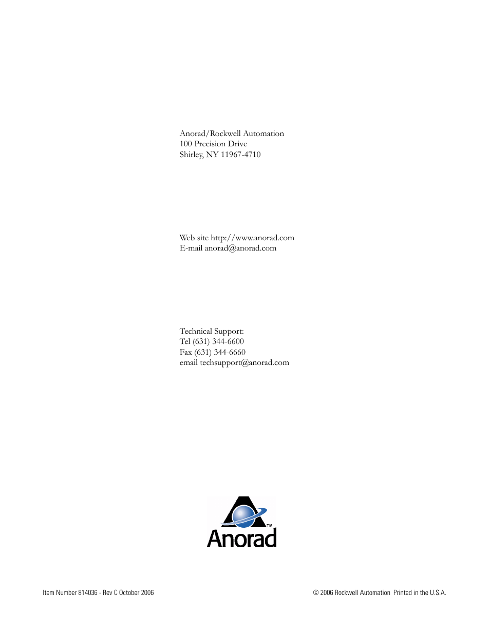 Rockwell Automation LC-Series Linear Motor User Manual | Page 40 / 40