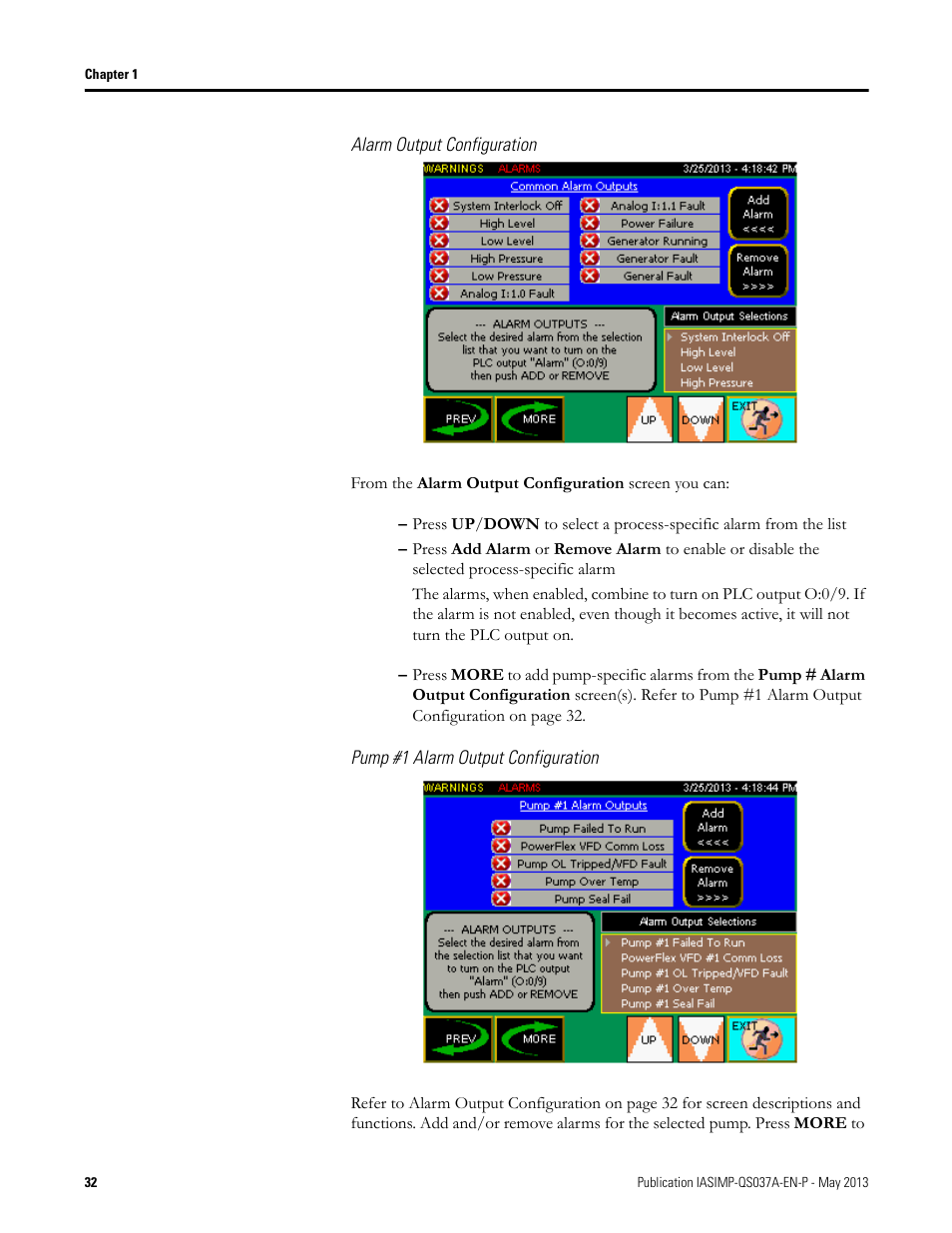 Rockwell Automation 1766-L32 Pump Station Controller Quick Start User Manual | Page 34 / 52