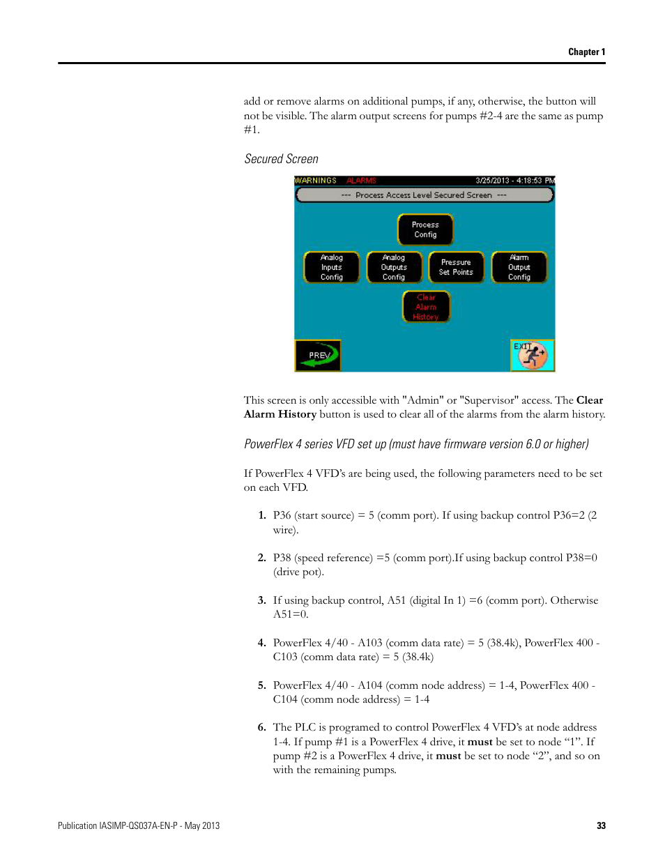 Rockwell Automation 1766-L32 Pump Station Controller Quick Start User Manual | Page 35 / 52