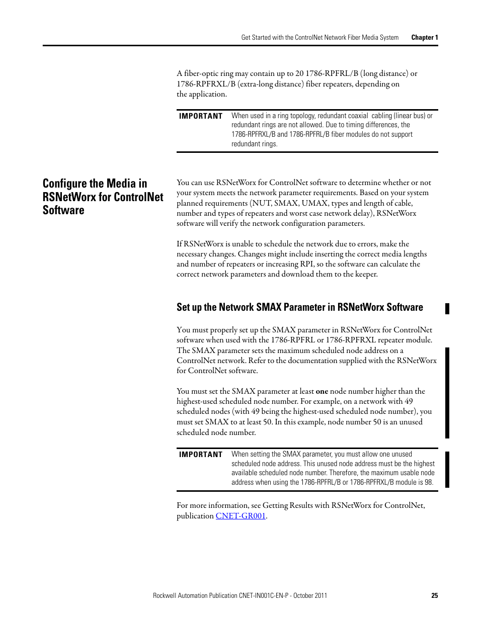 Rockwell Automation 1786-series ControlNet Fiber Media Planning and Installation Guide User Manual | Page 25 / 88