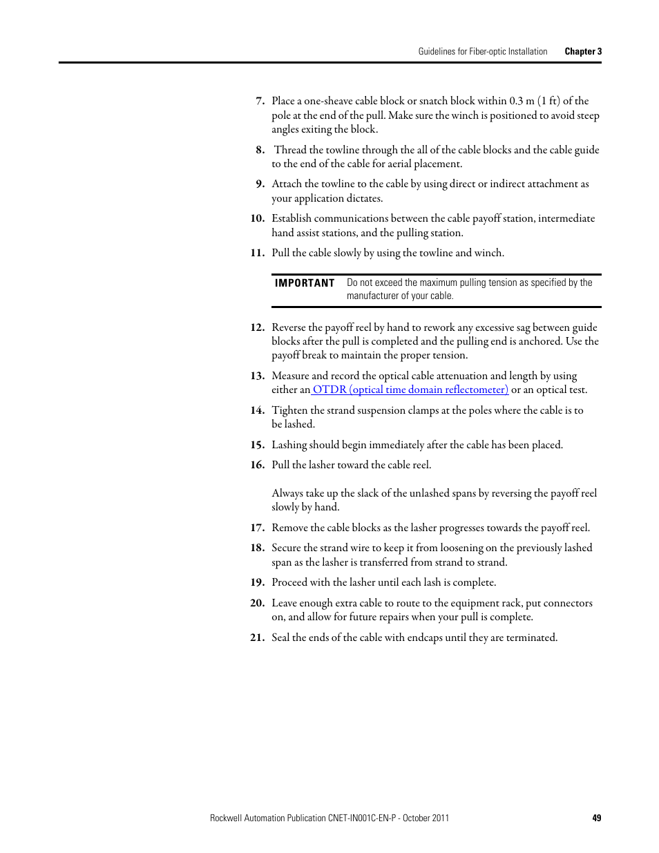 Rockwell Automation 1786-series ControlNet Fiber Media Planning and Installation Guide User Manual | Page 49 / 88