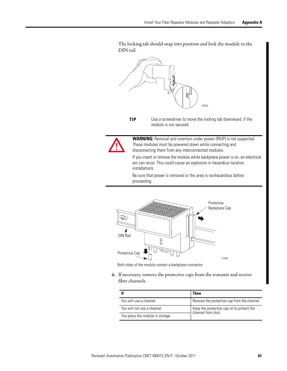 Rockwell Automation 1786-series ControlNet Fiber Media Planning and Installation Guide User Manual | Page 61 / 88
