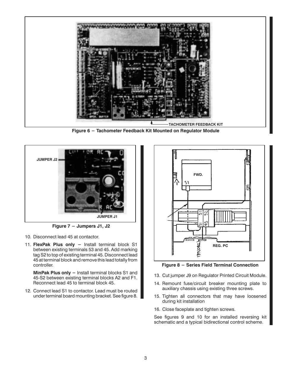Rockwell Automation FlexPak Plus Reversing Contactor Kit 14C400, 401, 402 User Manual | Page 3 / 6