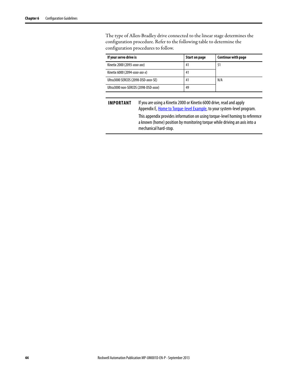 Rockwell Automation MPAS Integrated Linear Stages User Manual | Page 44 / 112
