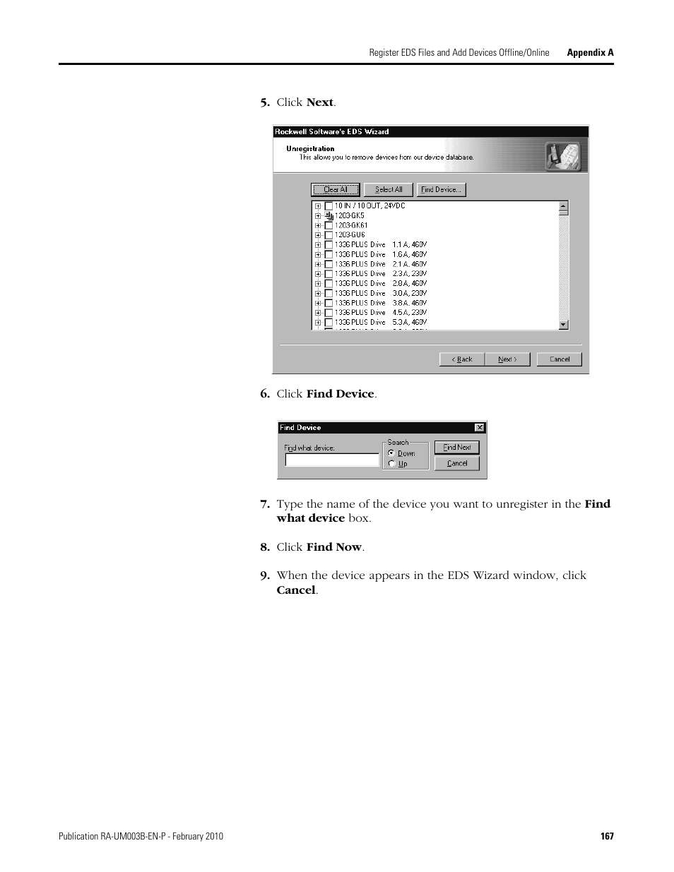 Rockwell Automation DeviceLogix System User Manual User Manual | Page 167 / 209