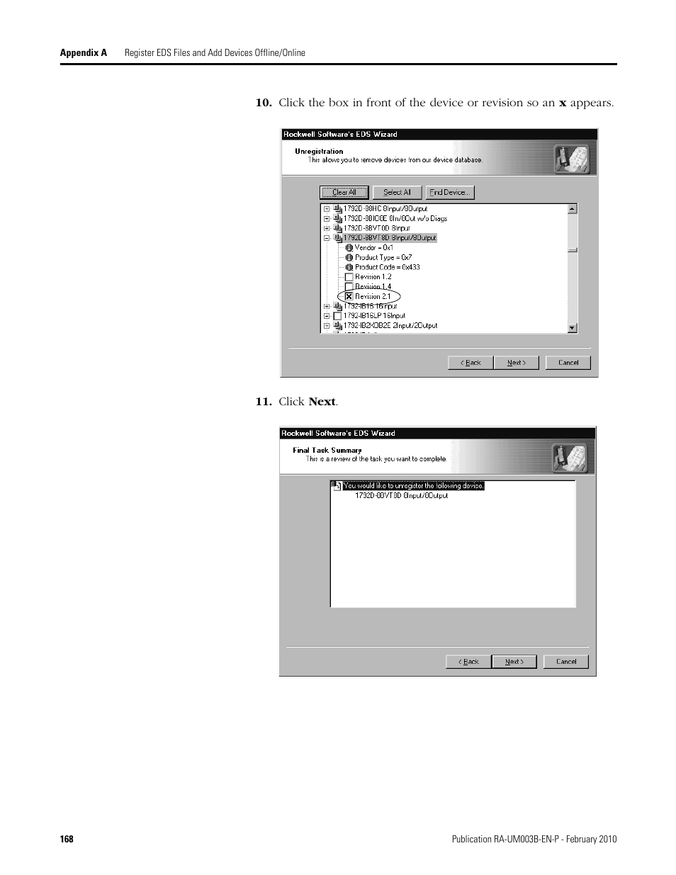 Rockwell Automation DeviceLogix System User Manual User Manual | Page 168 / 209