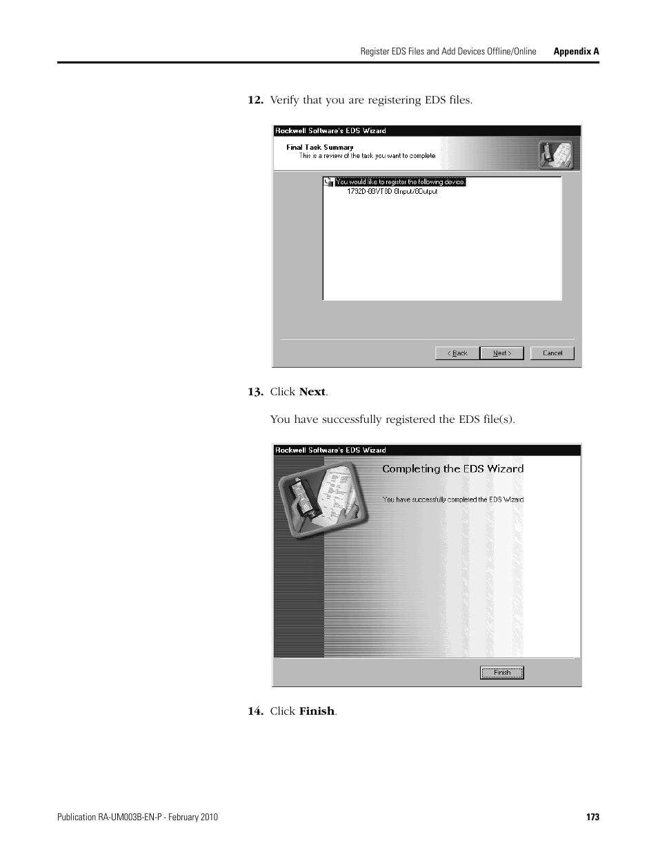 Rockwell Automation DeviceLogix System User Manual User Manual | Page 173 / 209