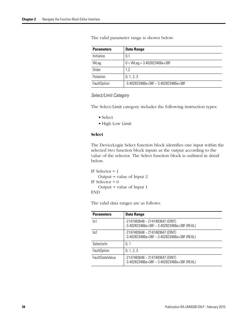 Rockwell Automation DeviceLogix System User Manual User Manual | Page 34 / 209