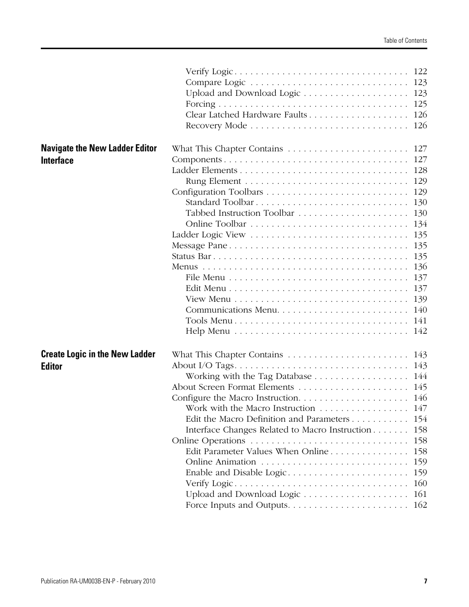 Rockwell Automation DeviceLogix System User Manual User Manual | Page 7 / 209