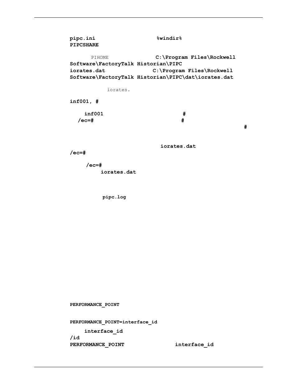 Performance points, E 26) | Rockwell Automation FactoryTalk Historian SE 3.0 UniInt Interface User Guide User Manual | Page 32 / 108