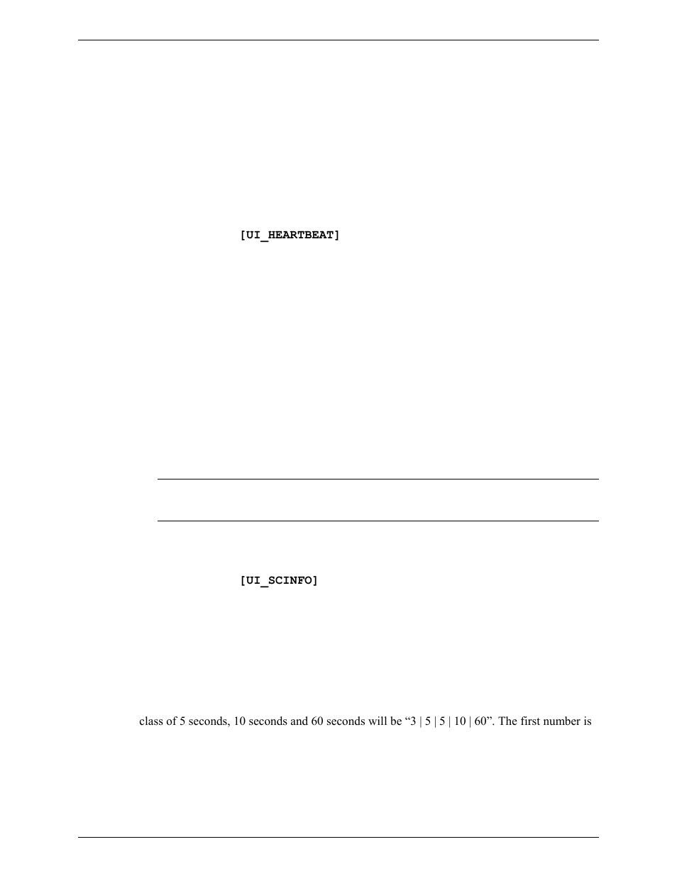 General interface health tags, Heartbeat, Scan class information | Rockwell Automation FactoryTalk Historian SE 3.0 UniInt Interface User Guide User Manual | Page 48 / 108