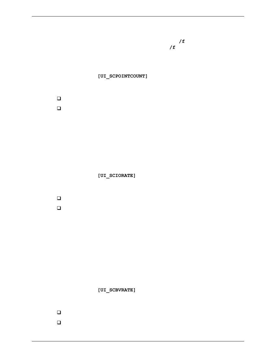 Scan class point count, Scan class io rate, Scan class bad value rate | Rockwell Automation FactoryTalk Historian SE 3.0 UniInt Interface User Guide User Manual | Page 52 / 108