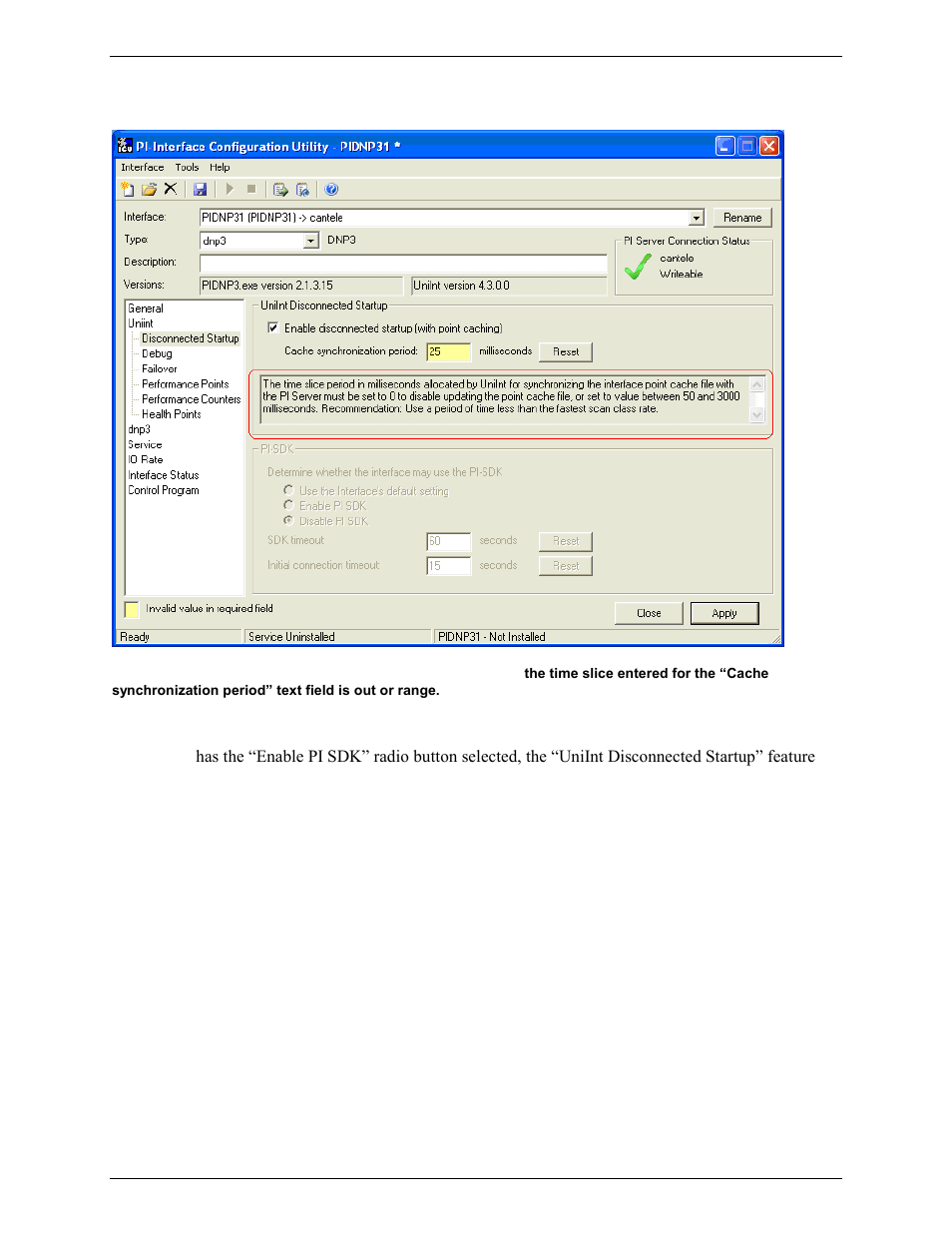 Rockwell Automation FactoryTalk Historian SE 3.0 UniInt Interface User Guide User Manual | Page 63 / 108