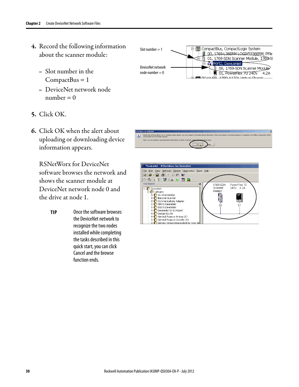 Rockwell Automation Logix5000 Control Systems: Connect a PowerFlex 70 Drive over DeviceNet Quick Start User Manual | Page 30 / 54