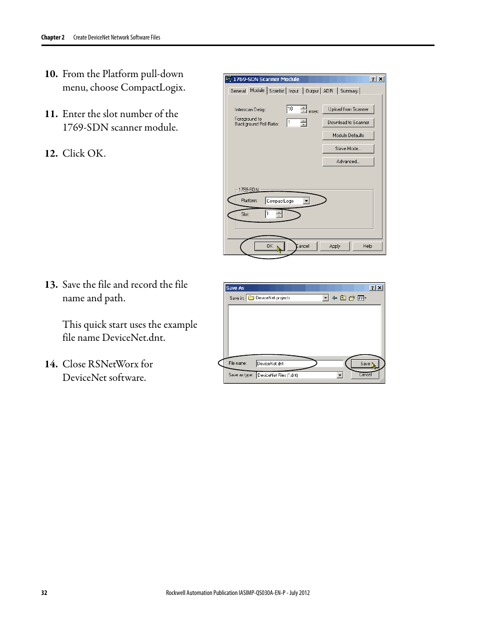 Rockwell Automation Logix5000 Control Systems: Connect a PowerFlex 70 Drive over DeviceNet Quick Start User Manual | Page 32 / 54