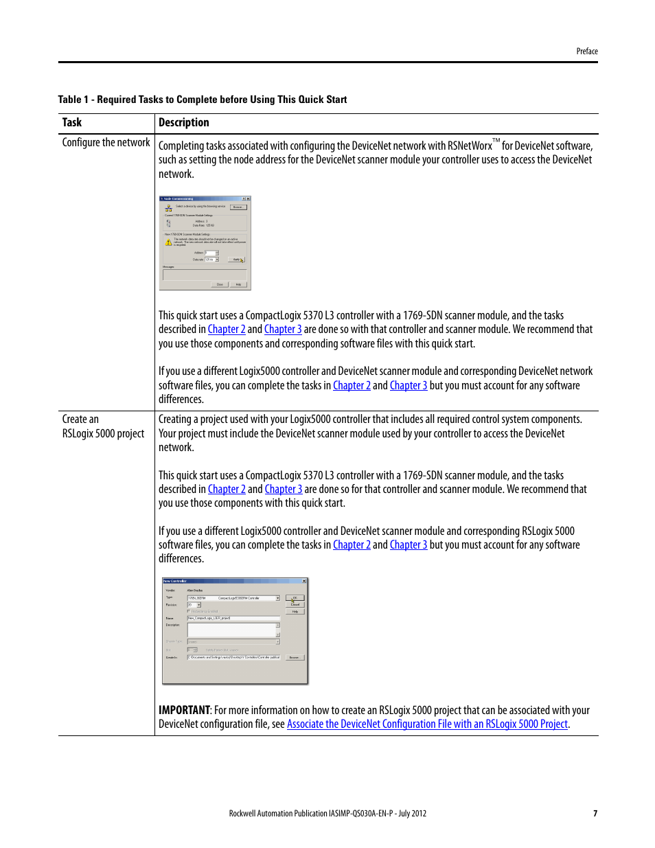 Rockwell Automation Logix5000 Control Systems: Connect a PowerFlex 70 Drive over DeviceNet Quick Start User Manual | Page 7 / 54