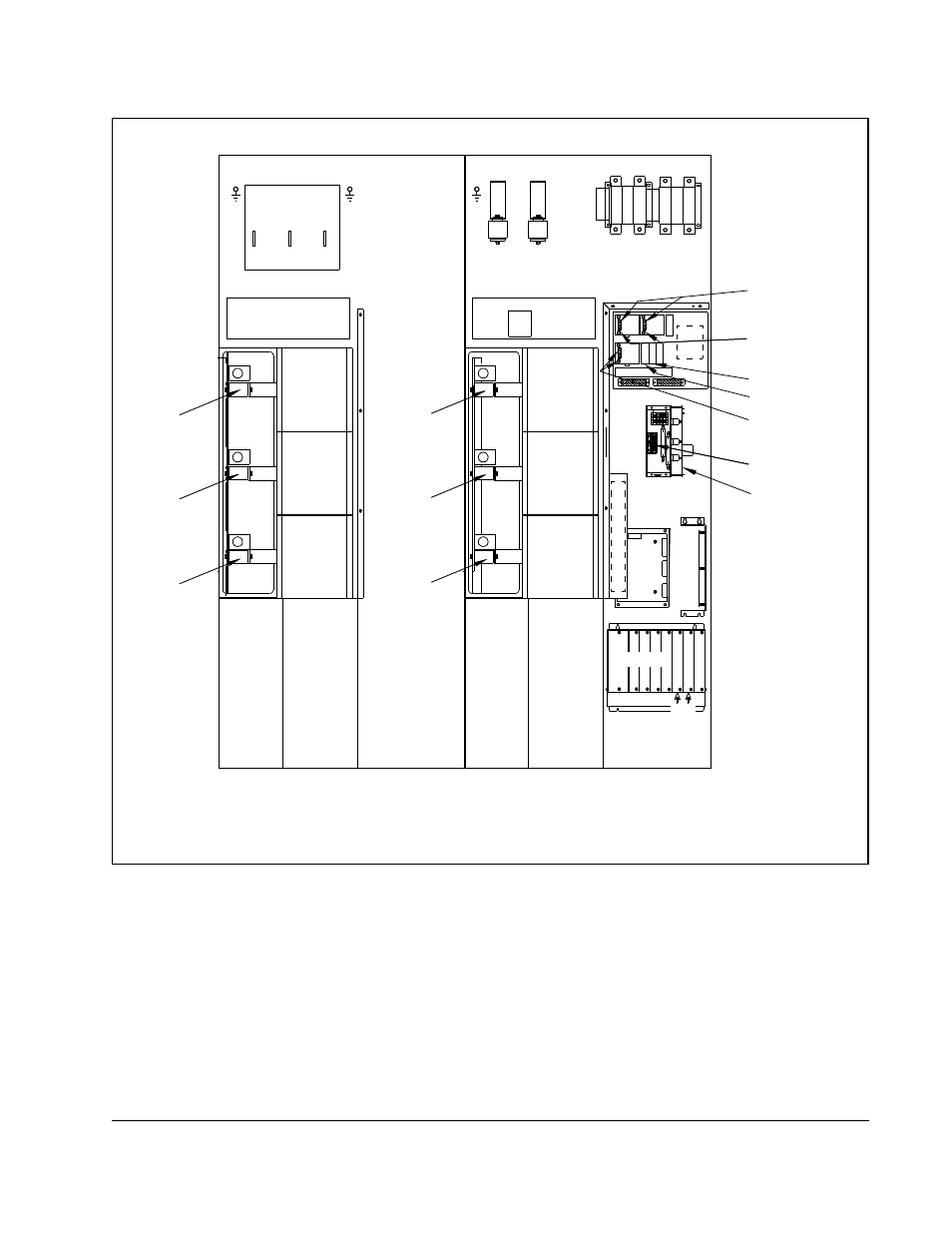 Power module b, Power module a, Phase w phase v phase u phase w phase v phase u | Rockwell Automation SA3000 High Power Modules User Manual | Page 43 / 72