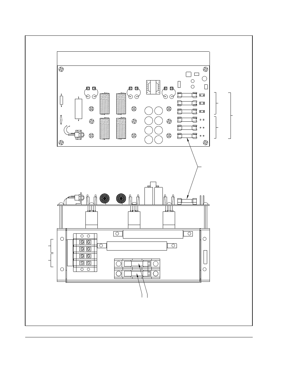 Front view si d e vi ew | Rockwell Automation SA3000 High Power Modules User Manual | Page 46 / 72