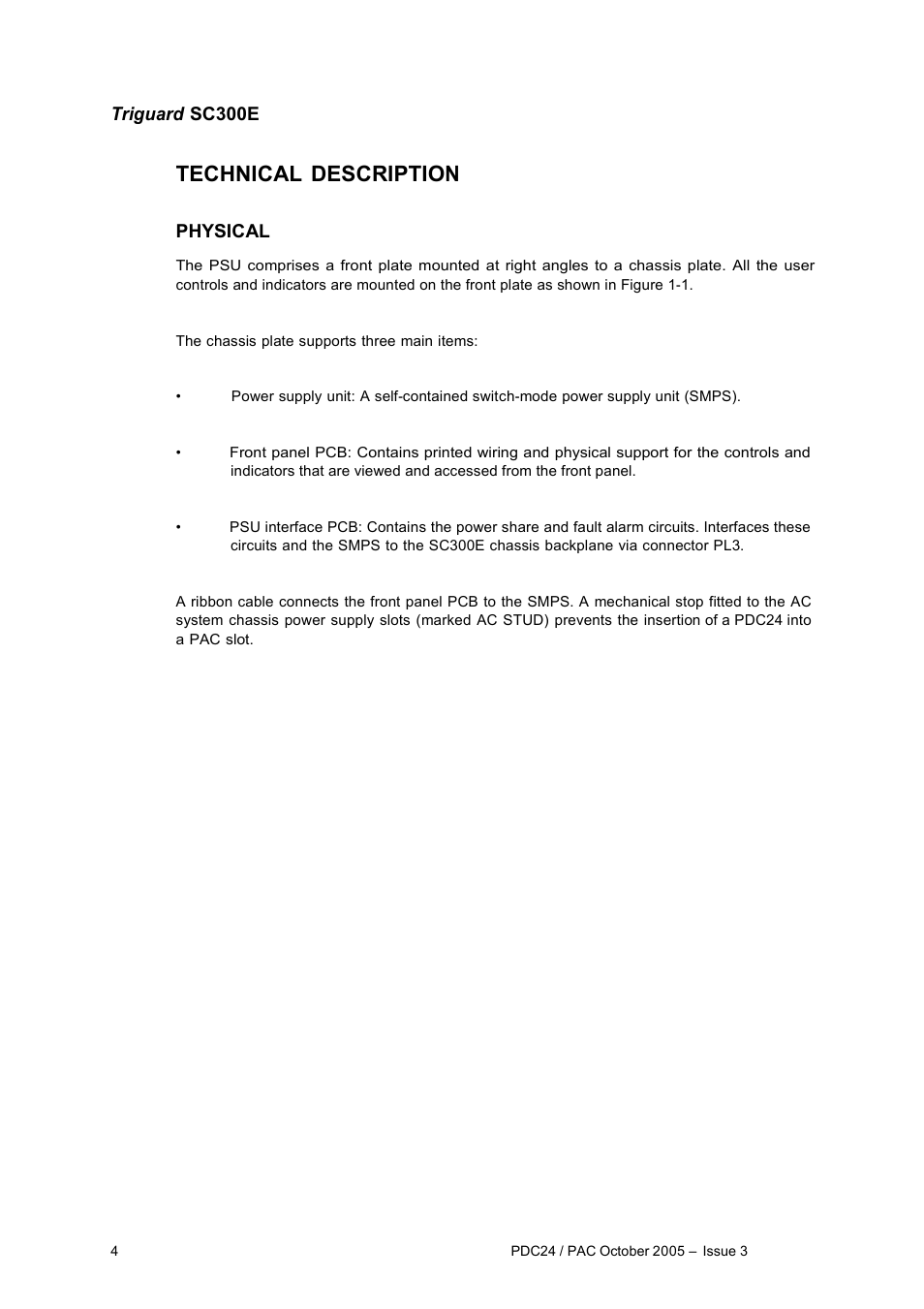 Technical description | Rockwell Automation PDC24 / PAC Chassis Power Supplies User Manual | Page 4 / 13