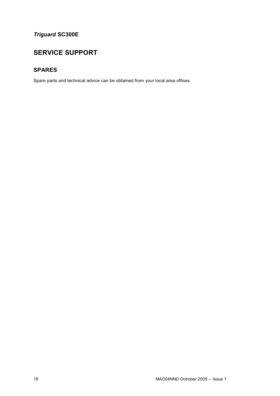 Service support | Rockwell Automation MAO04NND Analogue Output Module User Manual | Page 18 / 18