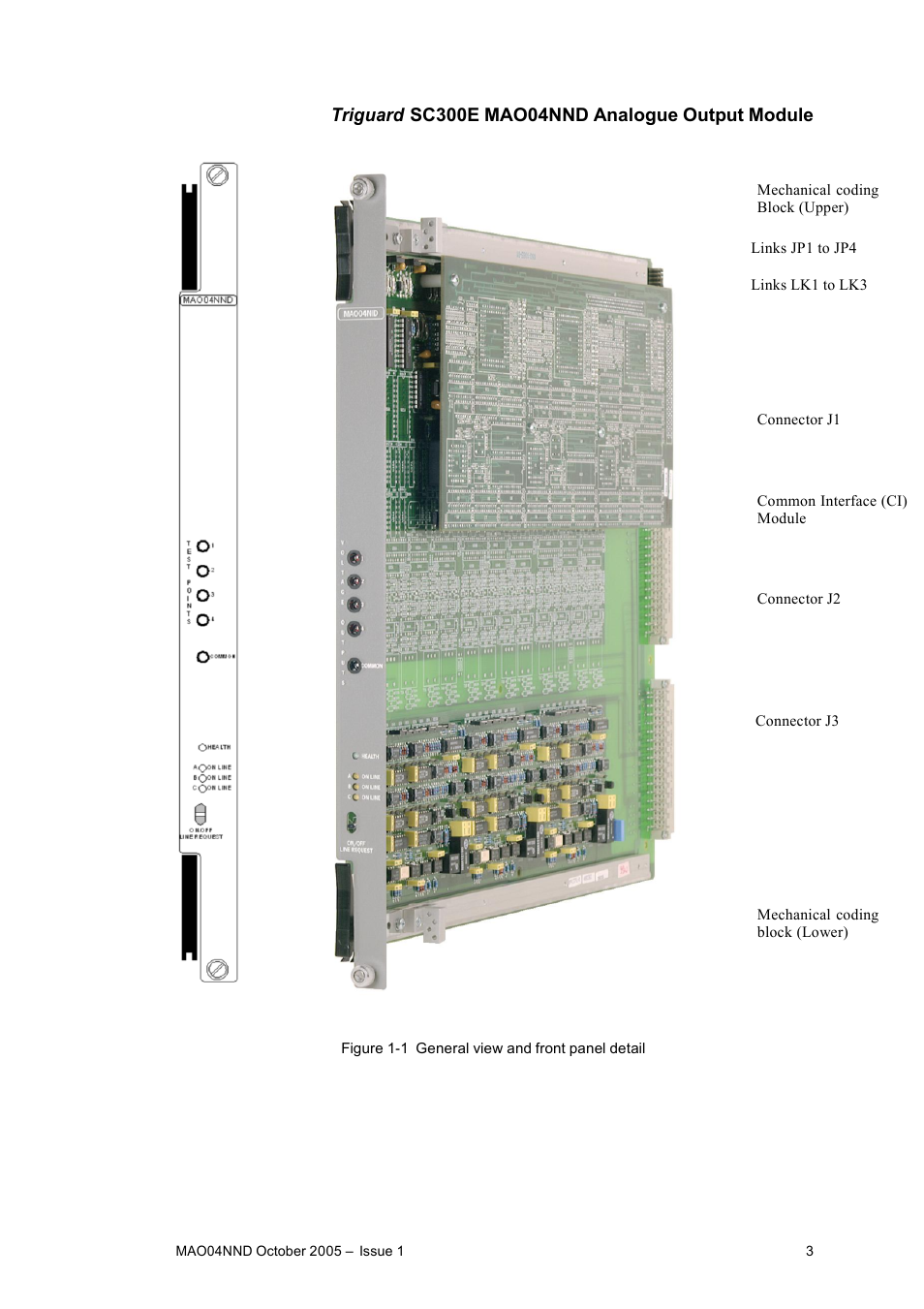Rockwell Automation MAO04NND Analogue Output Module User Manual | Page 3 / 18