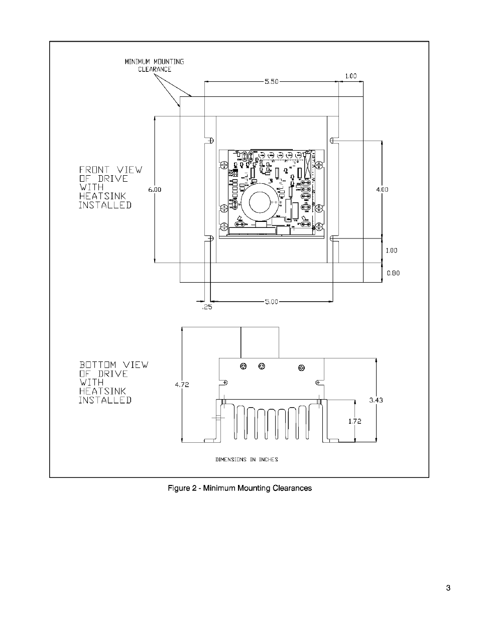 Rockwell Automation Micro 100 DC Drive Heatsink Kit, 1DN2000 User Manual | Page 3 / 4