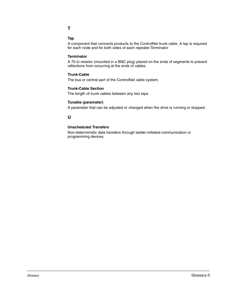 Rockwell Automation GV3000/SE AC Drive ControlNet Network Communication Board, M/N 2CN3000 User Manual | Page 103 / 108