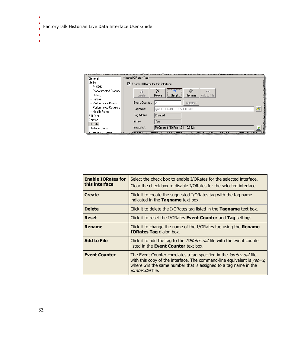 Rockwell Automation FactoryTalk Historian SE 3.0 Live Data Interface User Guide User Manual | Page 38 / 62