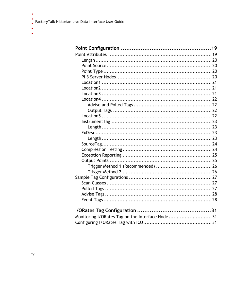 Rockwell Automation FactoryTalk Historian SE 3.0 Live Data Interface User Guide User Manual | Page 4 / 62