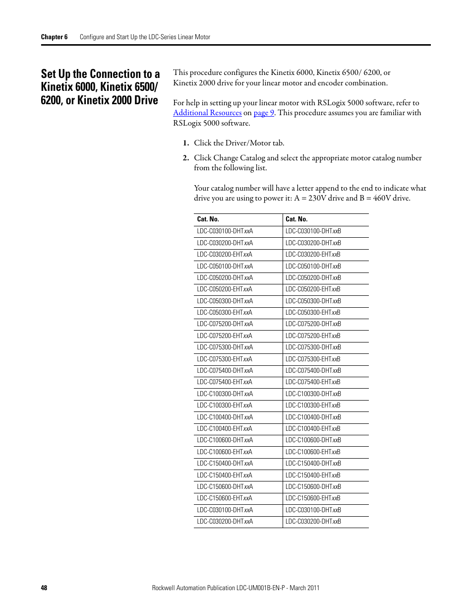 Click the driver/motor tab, Follow these steps | Rockwell Automation LDC Iron Core Linear Servo Motors User Manual | Page 48 / 98