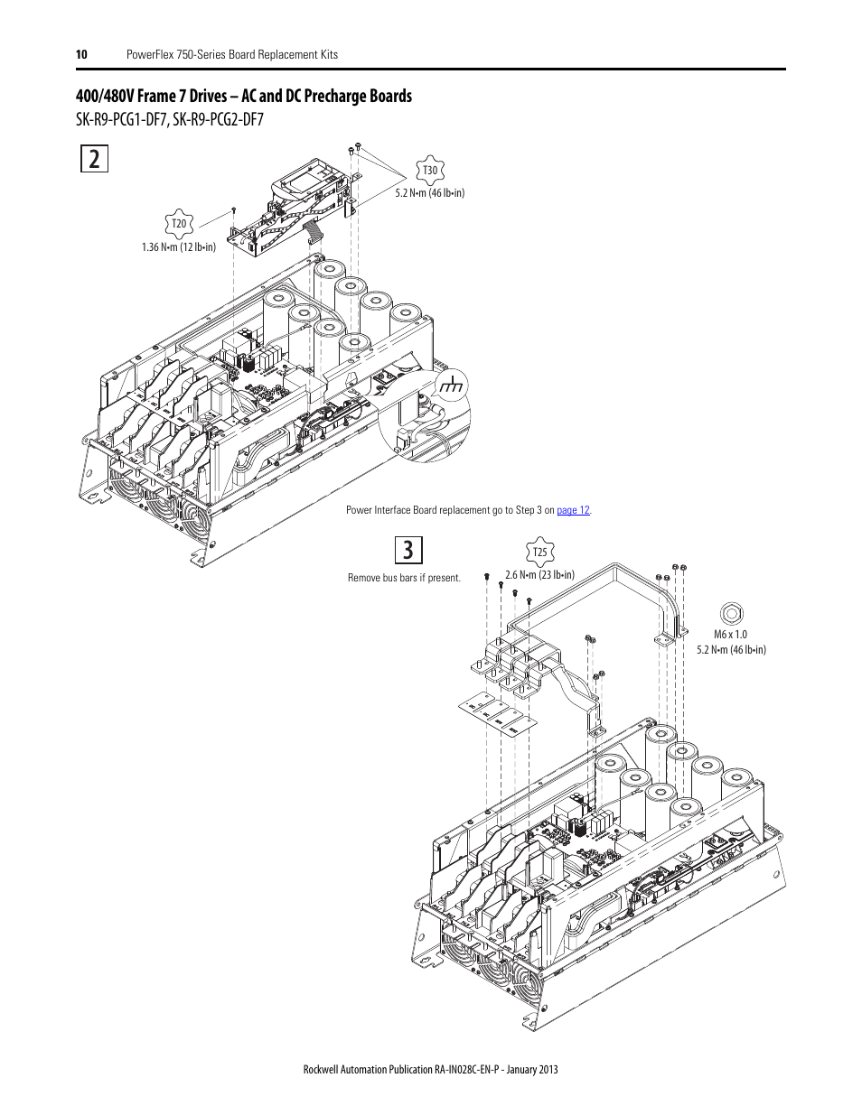 Rockwell Automation 20G PowerFlex 750-Series Replacement Board Kits User Manual | Page 10 / 18