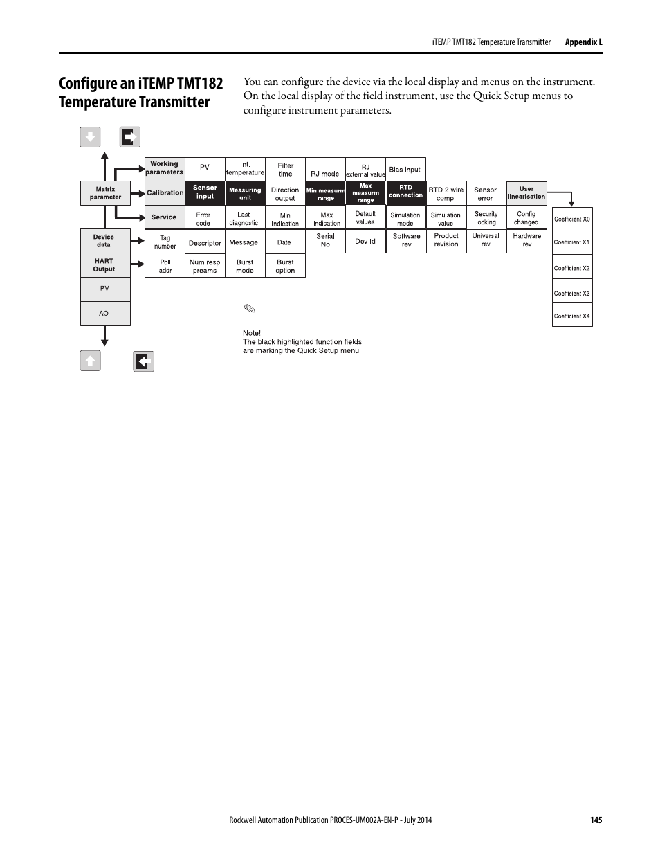 Configure an itemp tmt182 temperature transmitter | Rockwell Automation 1734sc-IE4CH E+H Instruments via HART to PlantPAx User Manual User Manual | Page 145 / 160