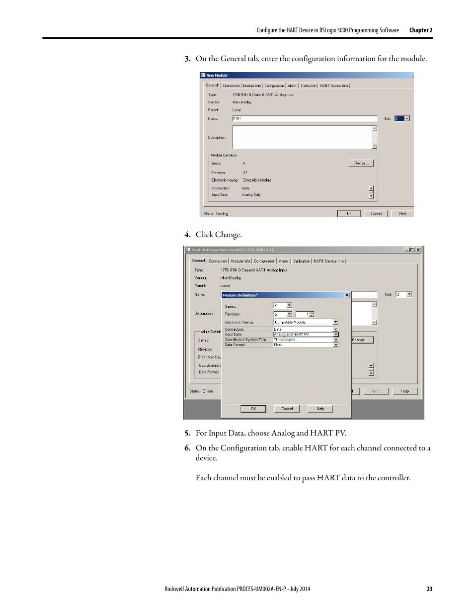 Rockwell Automation 1734sc-IE4CH E+H Instruments via HART to PlantPAx User Manual User Manual | Page 23 / 160