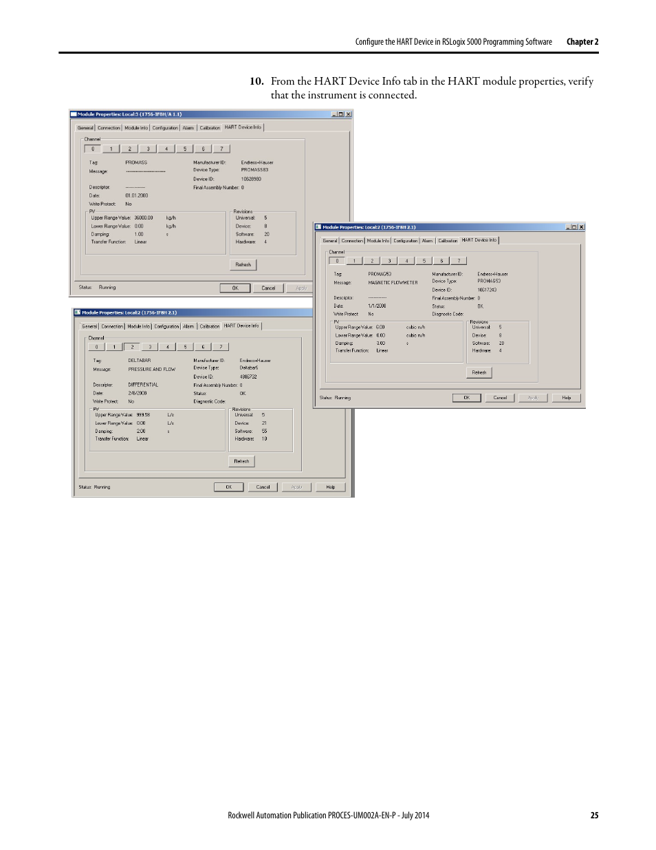 Rockwell Automation 1734sc-IE4CH E+H Instruments via HART to PlantPAx User Manual User Manual | Page 25 / 160