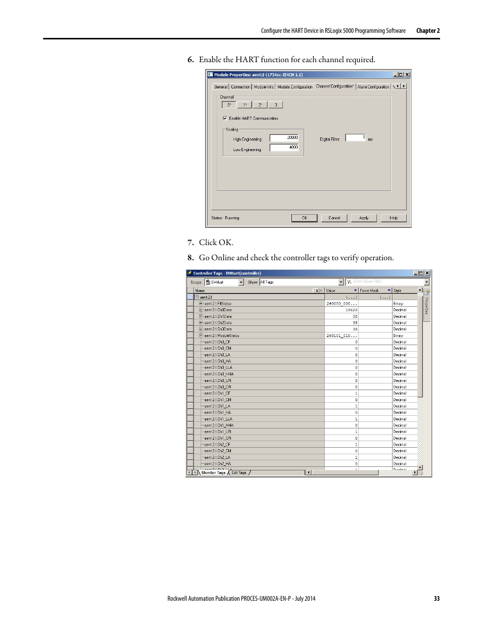 Rockwell Automation 1734sc-IE4CH E+H Instruments via HART to PlantPAx User Manual User Manual | Page 33 / 160