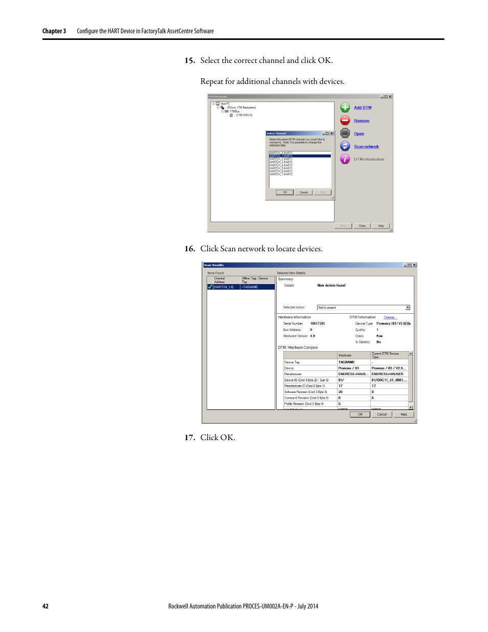 Rockwell Automation 1734sc-IE4CH E+H Instruments via HART to PlantPAx User Manual User Manual | Page 42 / 160