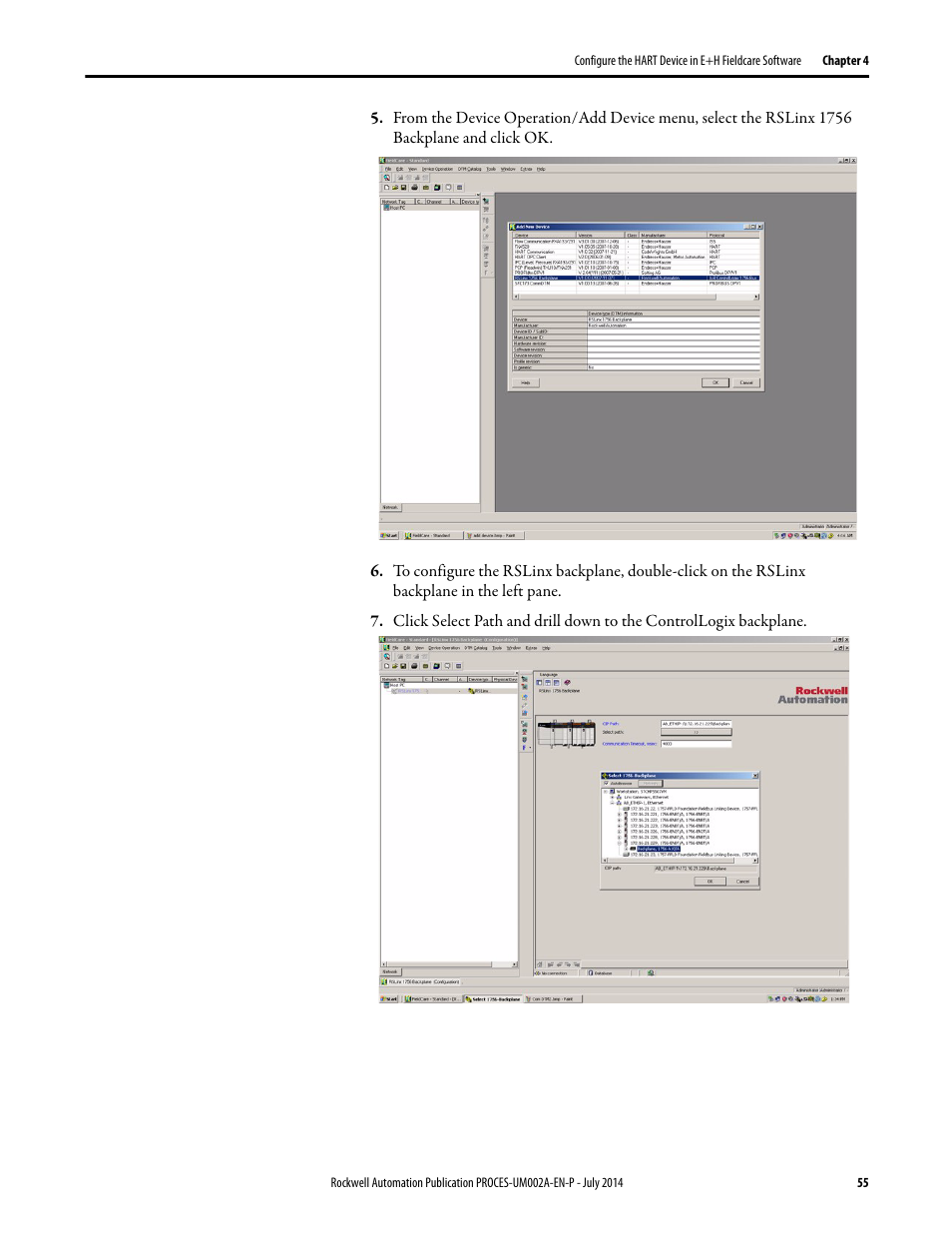 Rockwell Automation 1734sc-IE4CH E+H Instruments via HART to PlantPAx User Manual User Manual | Page 55 / 160
