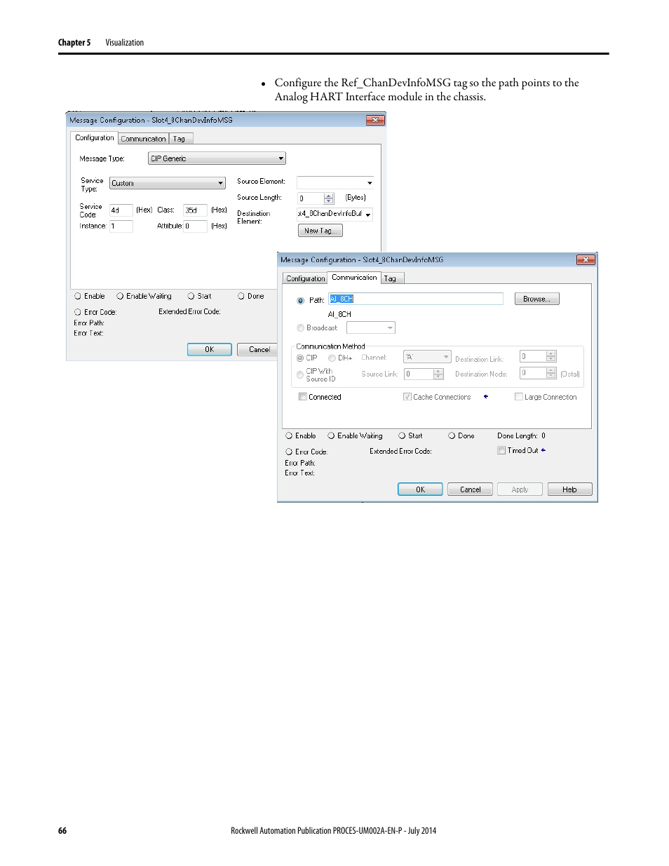 Rockwell Automation 1734sc-IE4CH E+H Instruments via HART to PlantPAx User Manual User Manual | Page 66 / 160