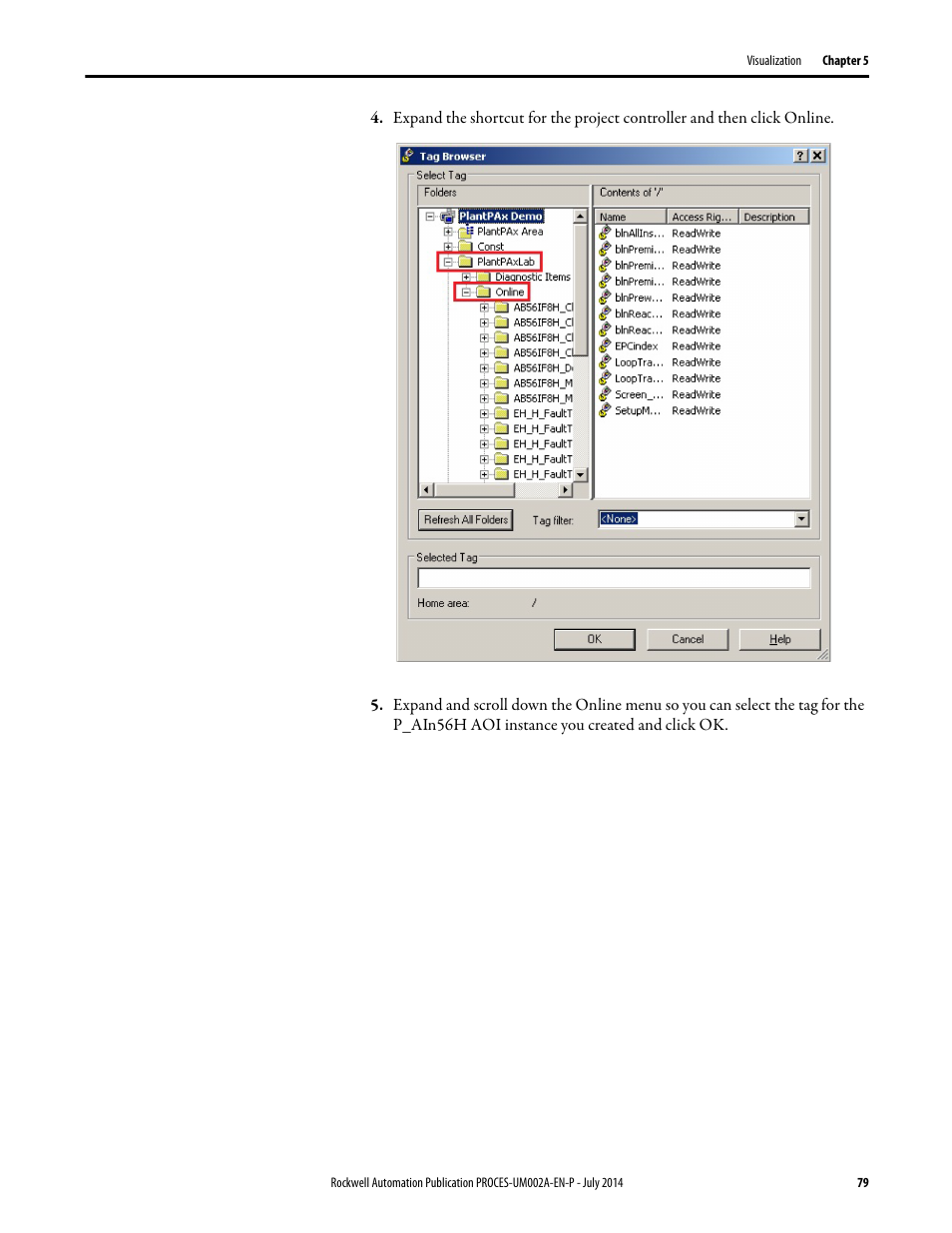 Rockwell Automation 1734sc-IE4CH E+H Instruments via HART to PlantPAx User Manual User Manual | Page 79 / 160