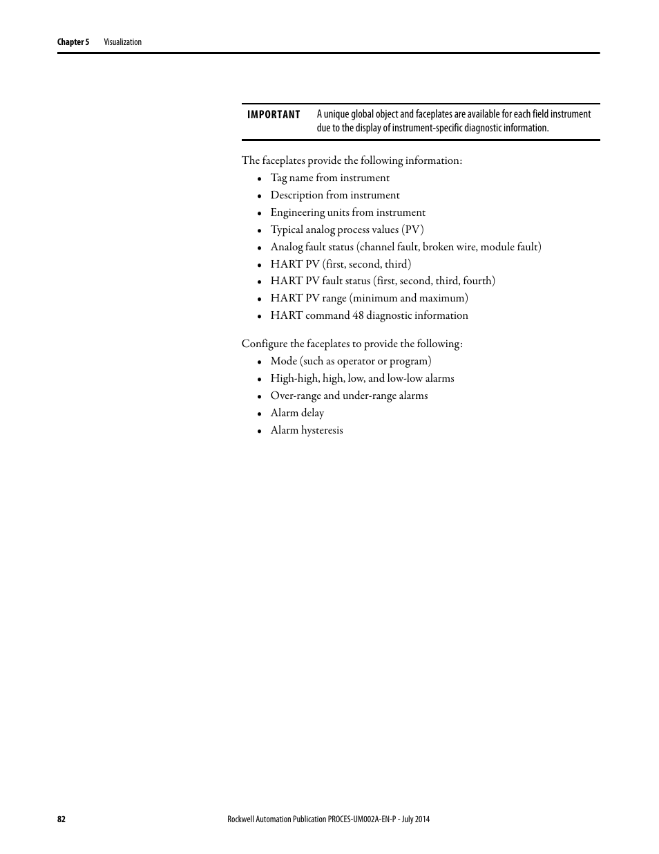 Rockwell Automation 1734sc-IE4CH E+H Instruments via HART to PlantPAx User Manual User Manual | Page 82 / 160