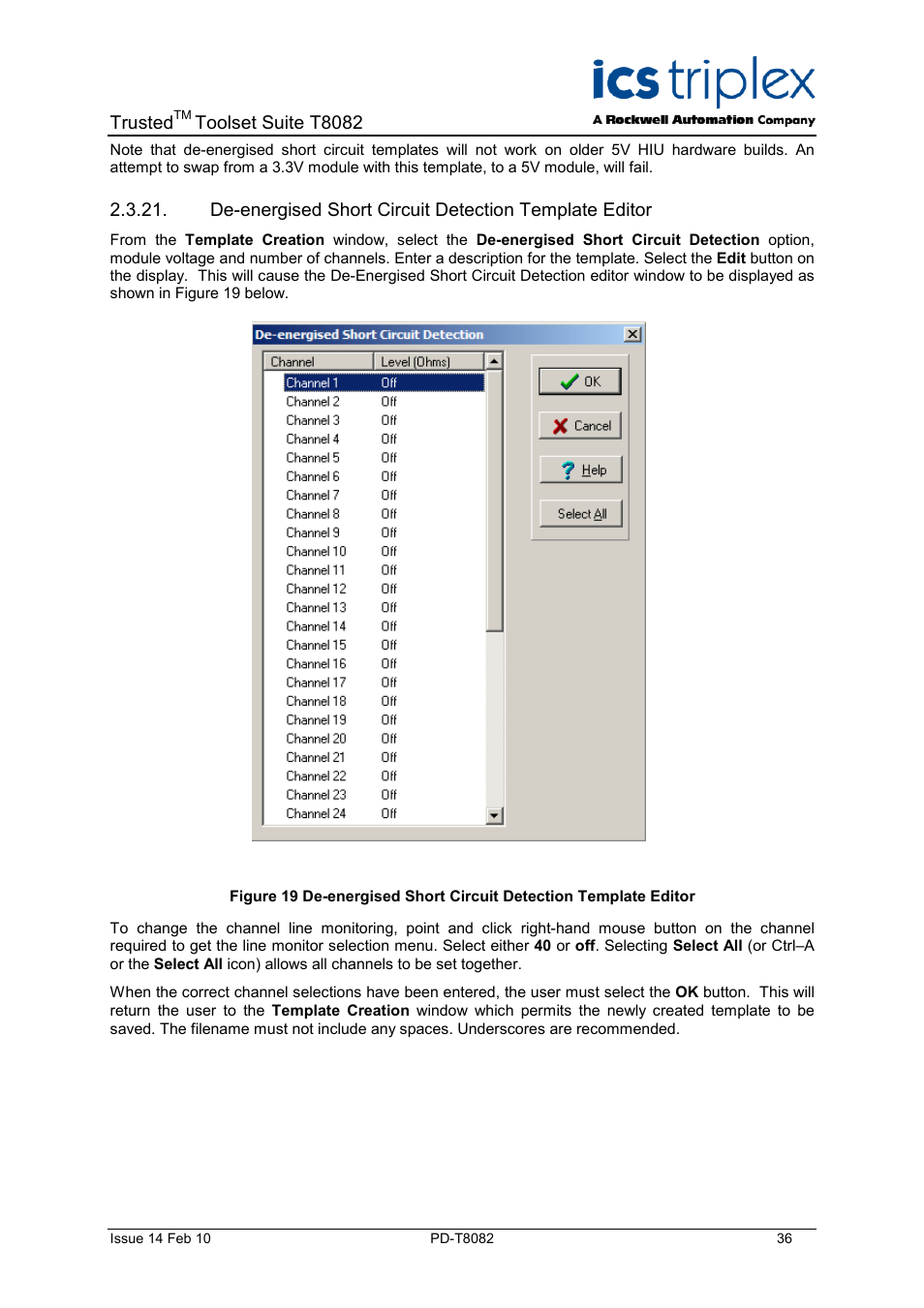 Rockwell Automation T8082 Trusted Toolset Suite User Manual | Page 36 / 82