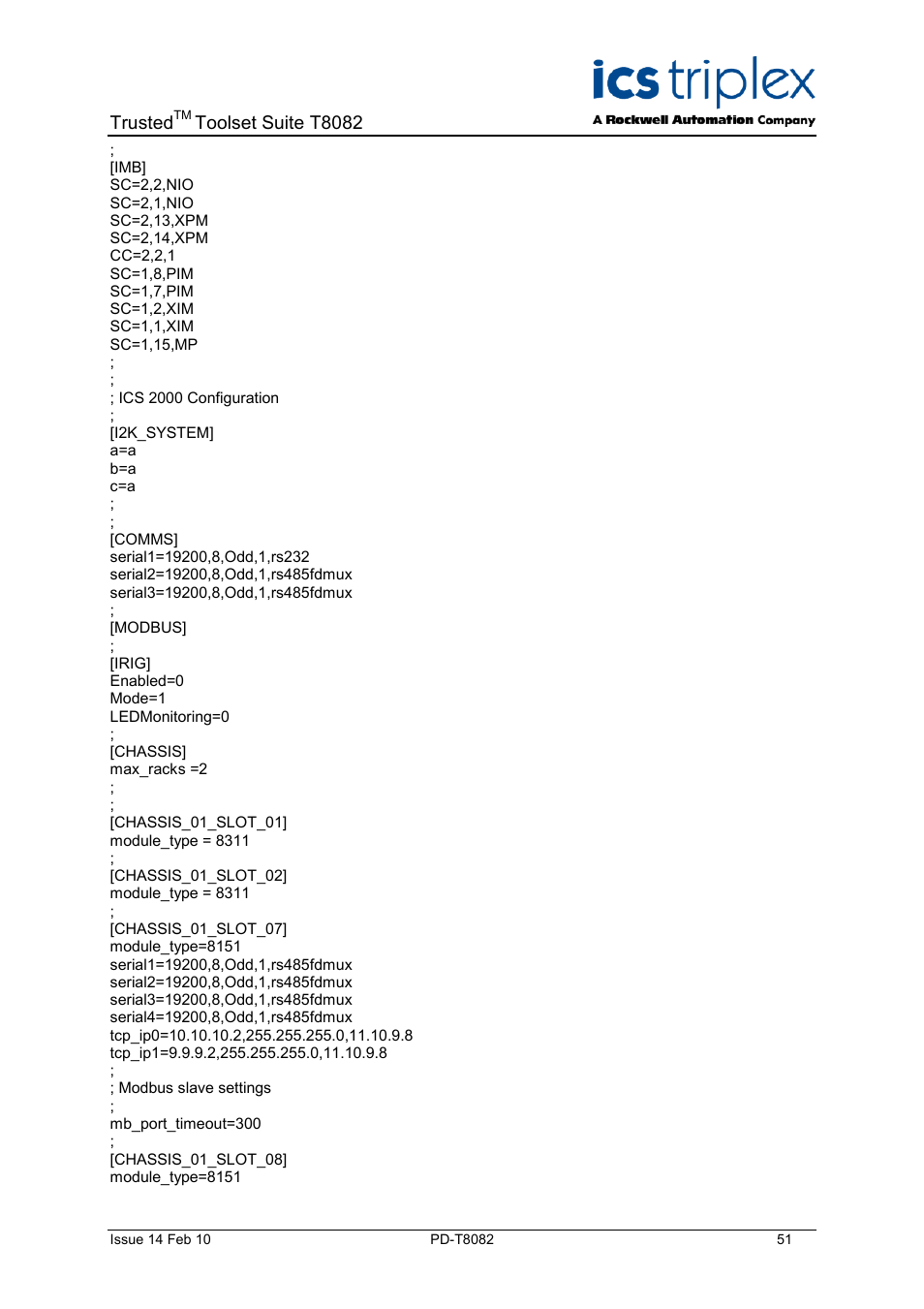 Trusted, Toolset suite t8082 | Rockwell Automation T8082 Trusted Toolset Suite User Manual | Page 51 / 82