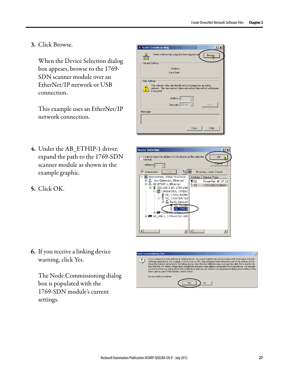 Rockwell Automation Logix5000 Control Systems: Connect PowerFlex 40 Drive over DeviceNet Quick Start User Manual | Page 27 / 54