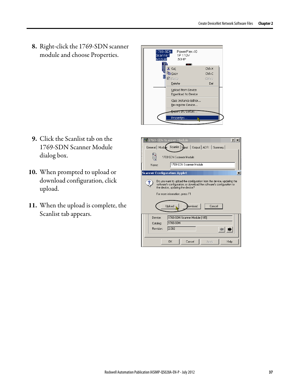 Rockwell Automation Logix5000 Control Systems: Connect PowerFlex 40 Drive over DeviceNet Quick Start User Manual | Page 37 / 54
