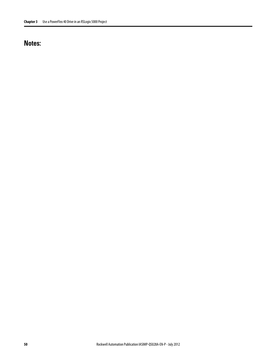 Rockwell Automation Logix5000 Control Systems: Connect PowerFlex 40 Drive over DeviceNet Quick Start User Manual | Page 50 / 54