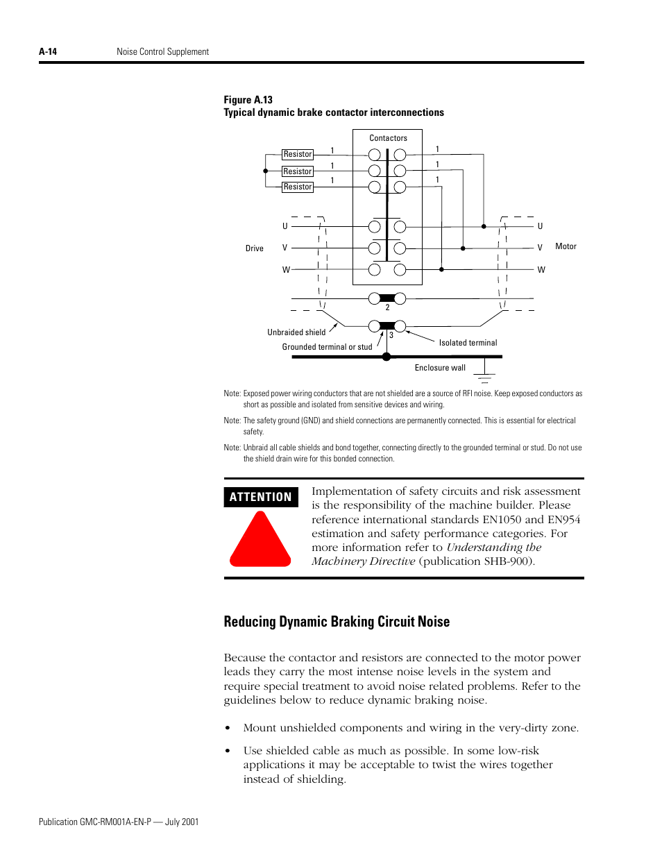 Reducing dynamic braking circuit noise | Rockwell Automation System Design for the Control of Electrical Noise User Manual | Page 116 / 127