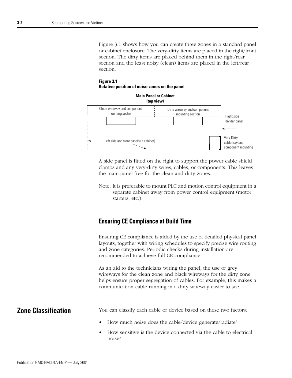 Ensuring ce compliance at build time, Zone classification, Ensuring ce compliance at build time -2 | Zone classification -2 | Rockwell Automation System Design for the Control of Electrical Noise User Manual | Page 34 / 127